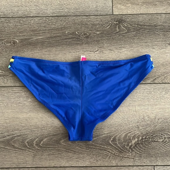 Victoria's Secret Blue Bikini bottom large - Picture 4 of 4